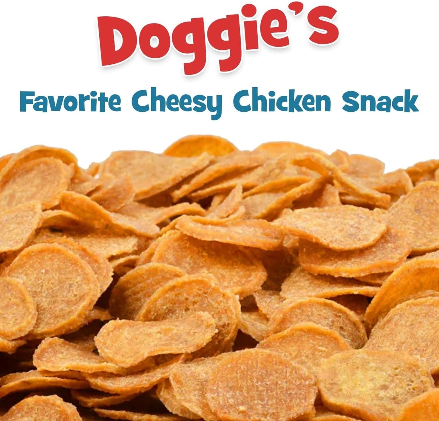 Doggie Chicken Chips Large 15 Oz All Natural High Protein Low Calorie Healthy Dog Treats, Grain Free Gluten Free USDA Inspected & Approved Chicken Treat for Dogs, Pet Supplies