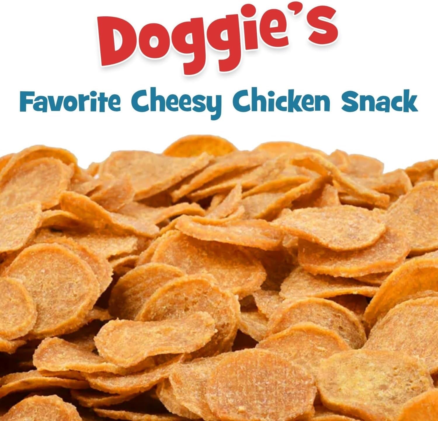 Doggie Chicken Chips Large 15 Oz All Natural High Protein Low Calorie Healthy Dog Treats, Grain Free Gluten Free USDA Inspected & Approved Chicken Treat for Dogs, Pet Supplies