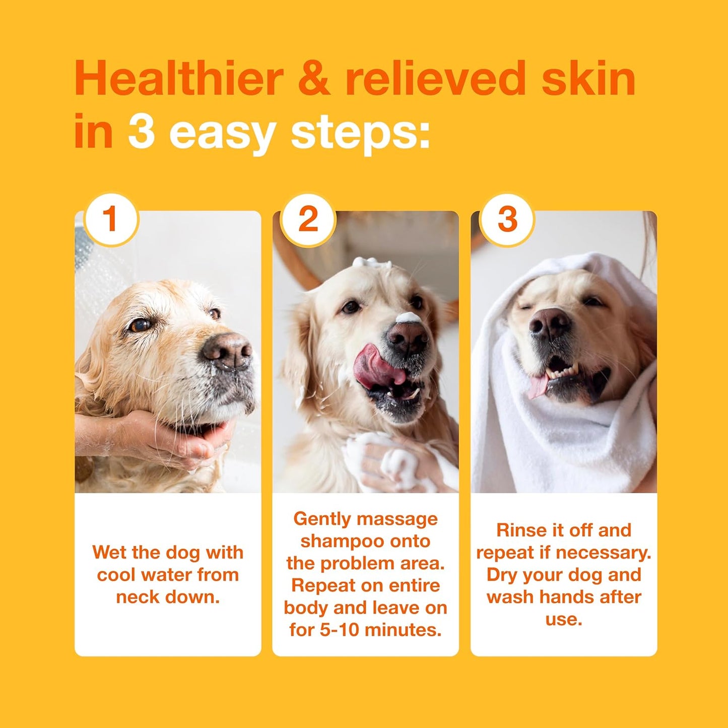 S3 Pyo Shampoo, Contains 3% Chlorhexidine & 0.5% Ophytrium, Antiseptic & Hydrating, for Bacterial or Yeast Skin Infections, for Dogs and Cats, 6.7 Fl. Oz. (200Ml)