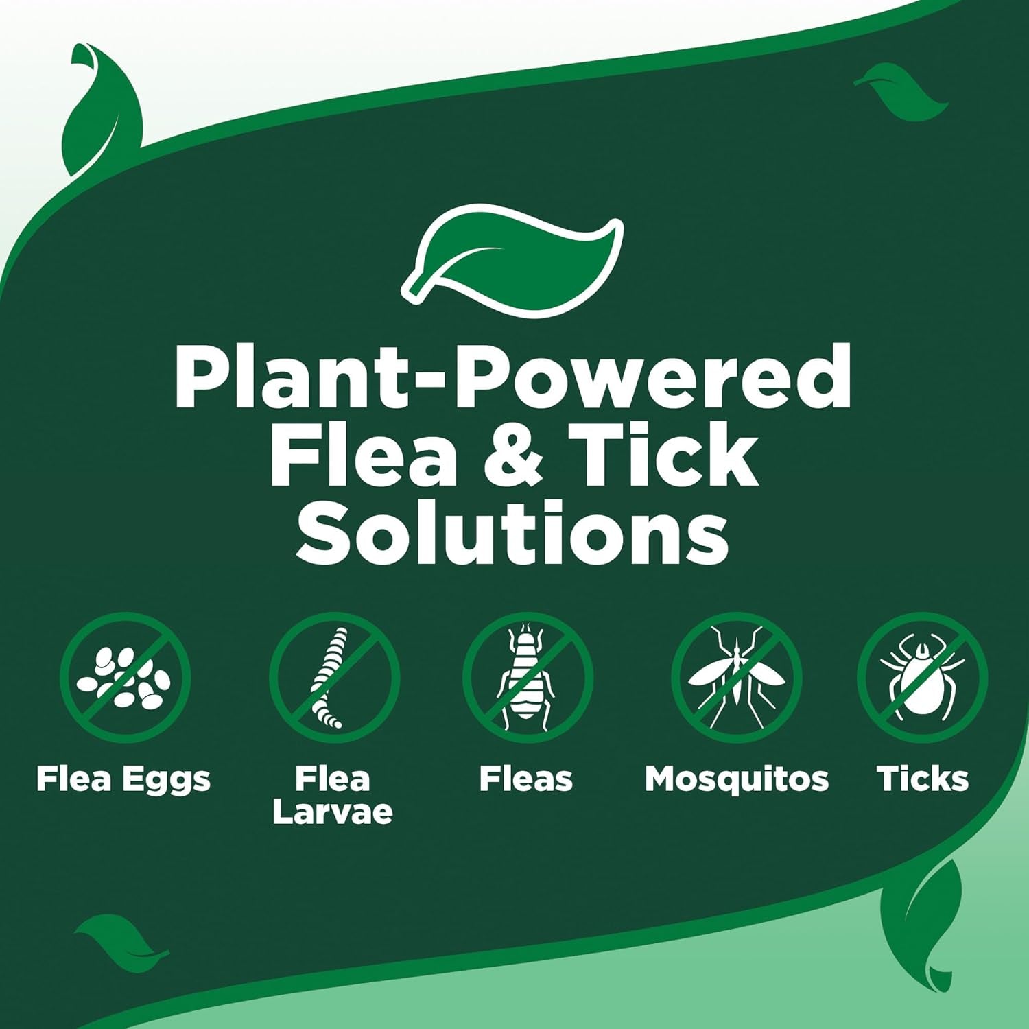 Natural Flea and Tick Yard and Dog Kennel Spray, Plant Safe Tick Spray for Yard with Ready-To-Use Hose Attachment, Mosquito Repellent with Natural Oils, Flea Prevention for Dogs, 32 Ounce