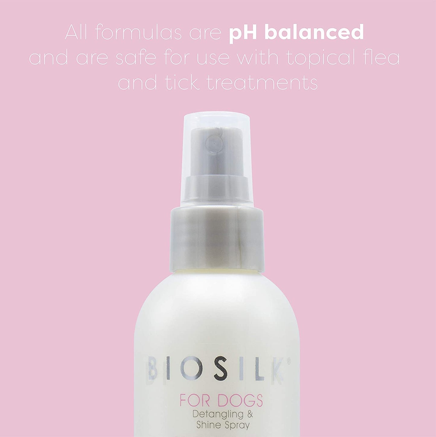 for Dogs Silk Therapy Detangling plus Shine Mist for Dogs | Best Detangling Spray for All Dogs & Puppies for Shiny Coats and Dematting | 8 Oz Bottle (Packaging May Vary)
