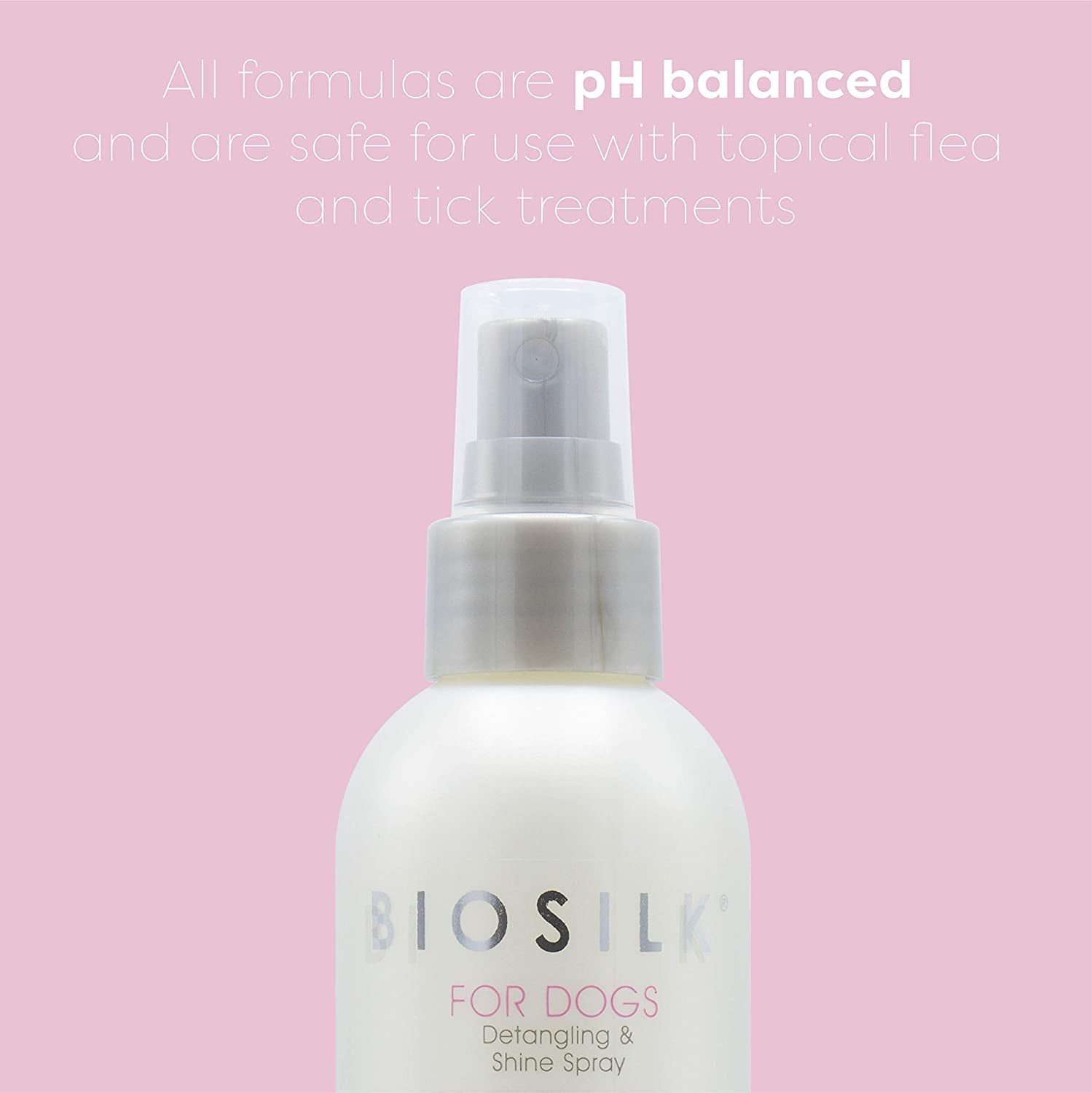 for Dogs Silk Therapy Detangling plus Shine Mist for Dogs | Best Detangling Spray for All Dogs & Puppies for Shiny Coats and Dematting | 8 Oz Bottle (Packaging May Vary)