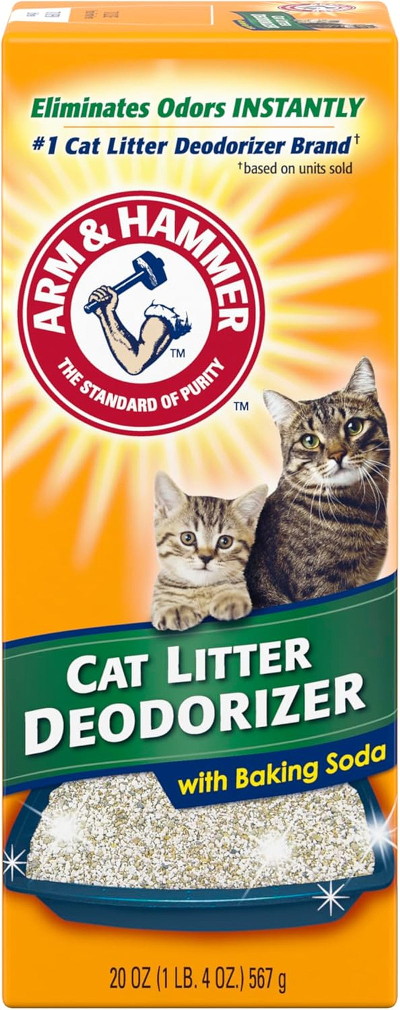 Cat Litter Deodorizer Double Duty, 20 Oz, 6 Pack