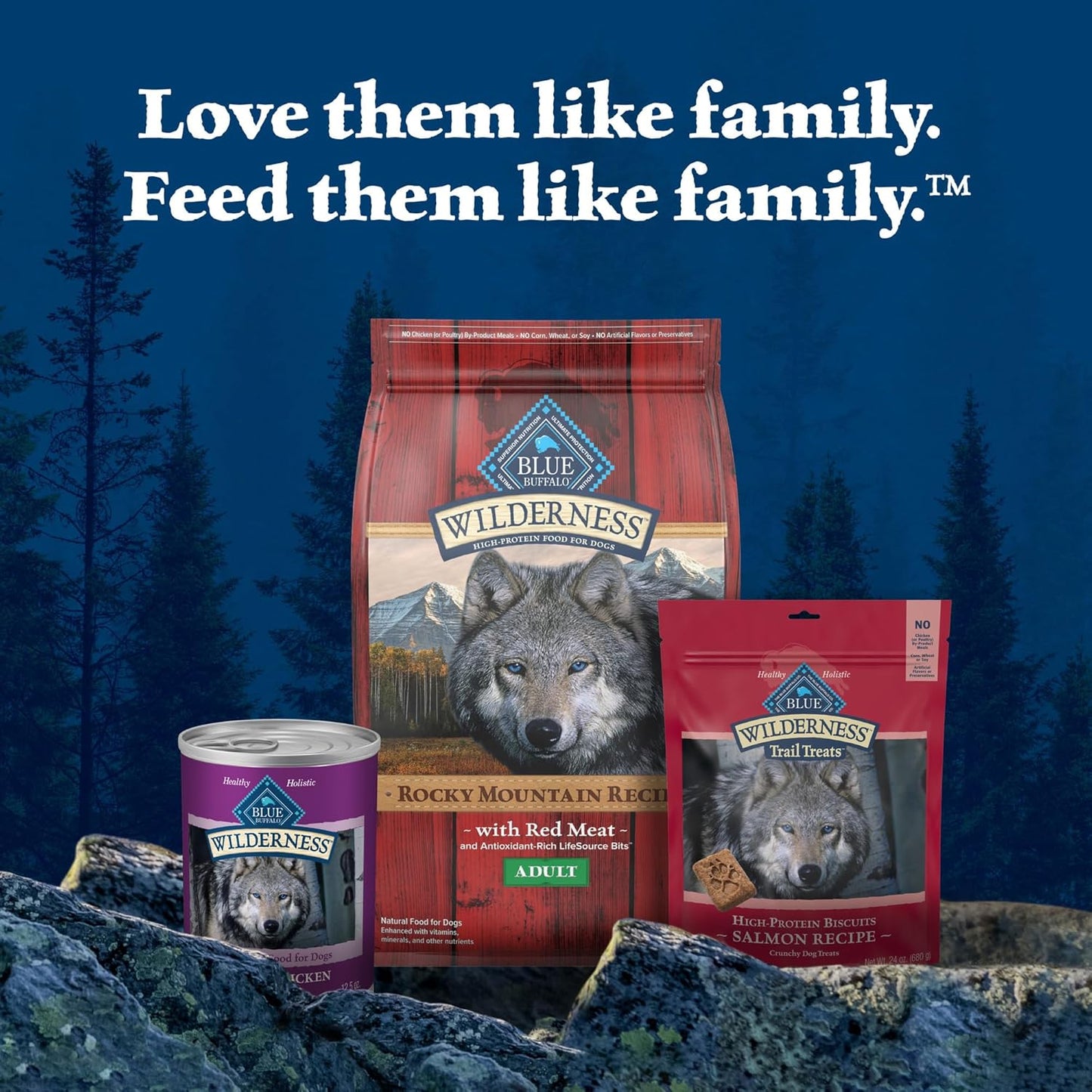 Wilderness Adult Wet Dog Food, High-Protein & Grain-Free, Made with Natural Ingredients, Beef & Chicken Grill, 12.5-Oz. Cans, 12 Count