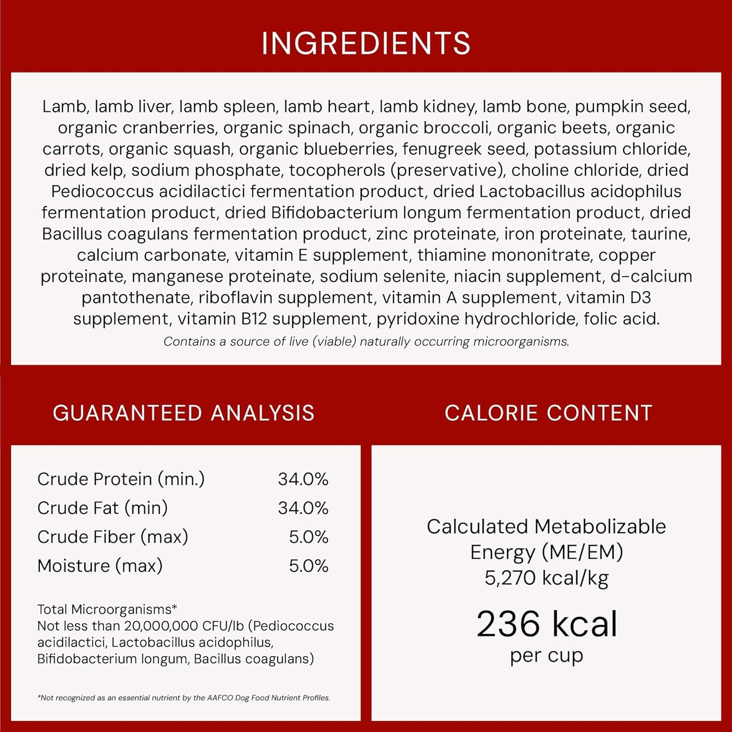 Freeze-Dried Raw Lamb Meal Mixers- Dog Food Topper and Mixer - Made with 95% Grass-Fed Lamb, Organs & Bone - Perfect for Picky Eaters - Grain-Free - 3.5 Oz