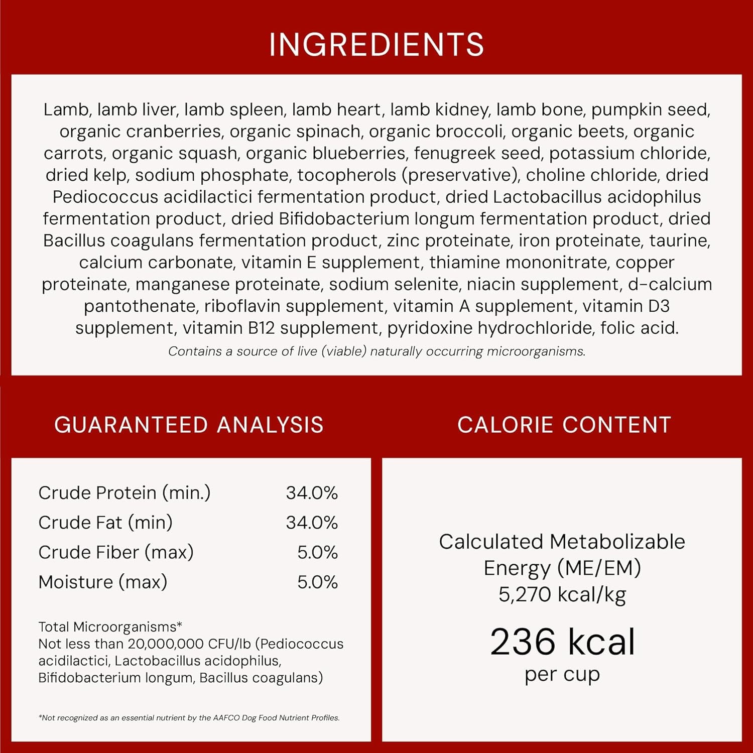 Freeze-Dried Raw Lamb Meal Mixers- Dog Food Topper and Mixer - Made with 95% Grass-Fed Lamb, Organs & Bone - Perfect for Picky Eaters - Grain-Free - 3.5 Oz