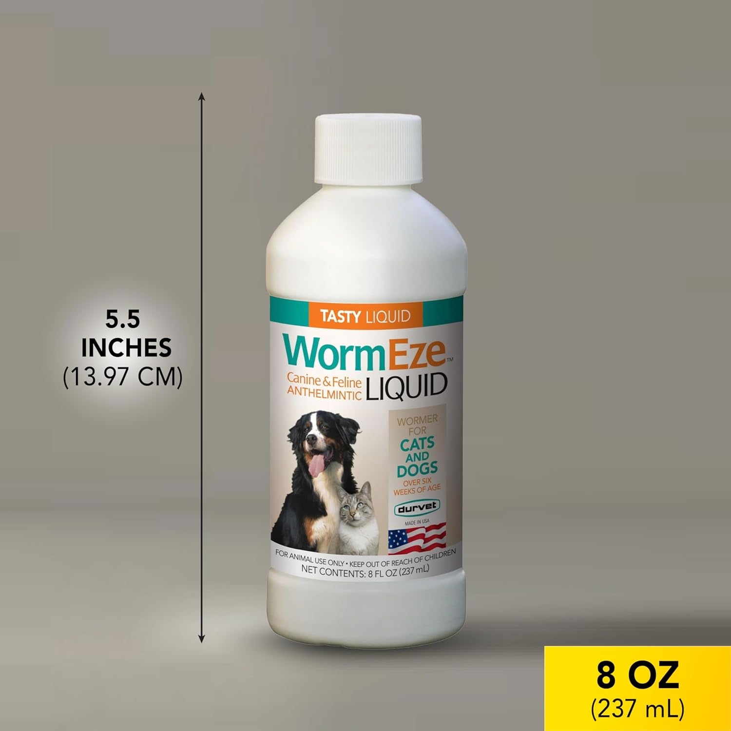 Wormeze Liquid Canine & Feline Antihelmintic, 8 Oz