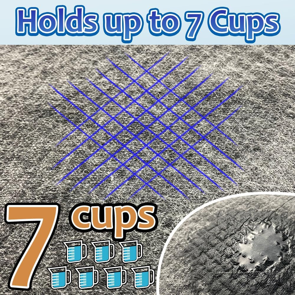 Charcoal Puppy Pads Extra Large, Activated Charcoal Dog Pee Pads, X-Large Odorless Potty Pads for Dogs 28"X34", 40 Count XL Disposable Puppy Pads Pet Training Pads for Housebreaking