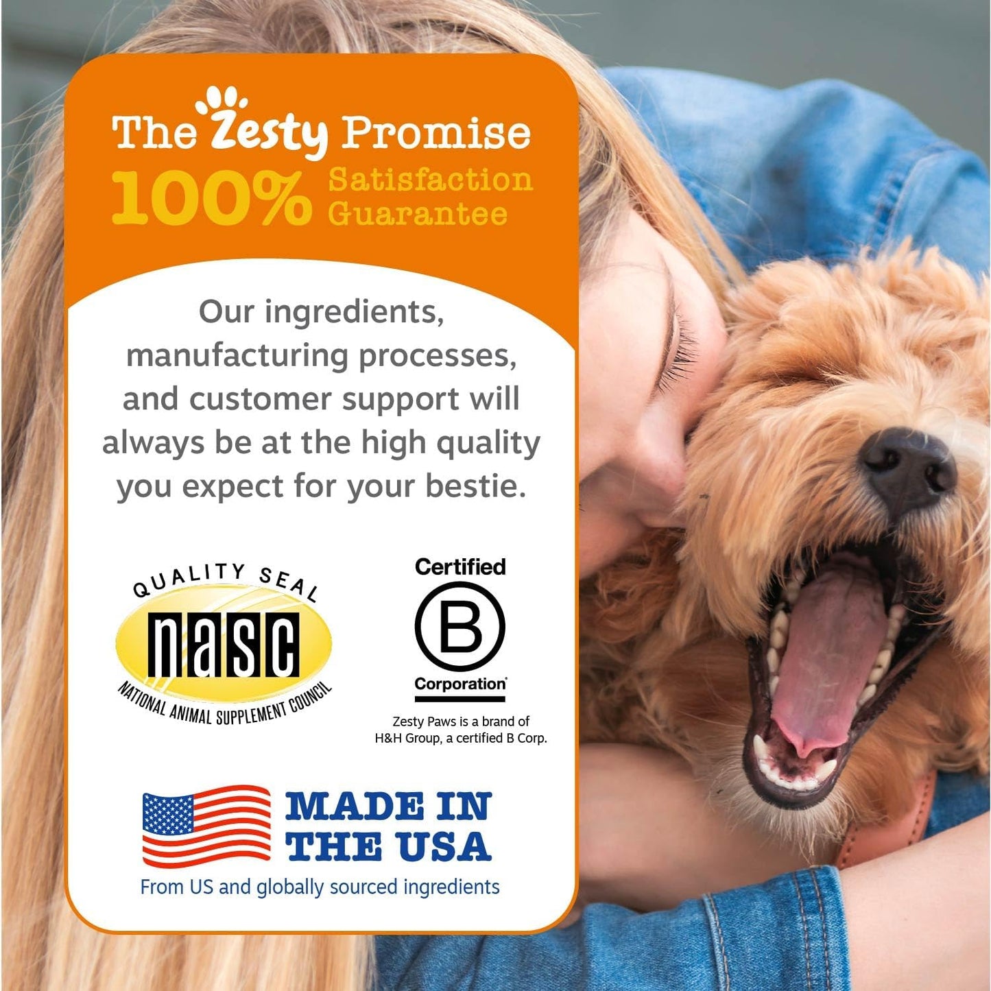 Vet Strength Dog Allergy Relief Chews, Dog Probiotics for Itchy Skin and Ears, Smoked Cheese, 90Ct
