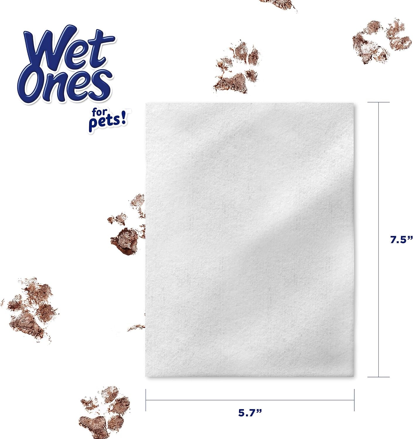 for Pets Freshening Multipurpose Wipes for Cats with Aloe Vera, Fresh Scent - Easy to Use Cat Cleaning Wipes for Pet Grooming in Canister, 50 Count