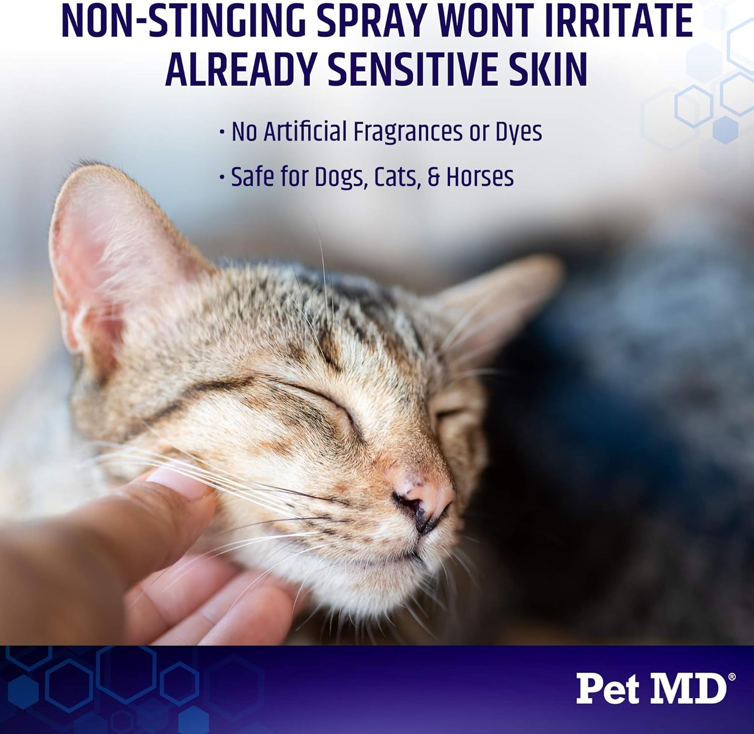 Hydrocortisone Spray for Dogs, Cats, Horses - Itch Relief Spray & Hot Spot Treatment for Dogs, Irritated Dry Itchy Skin, Allergies, and Dermatitis - Reduces Topical Inflammation - 4 Oz