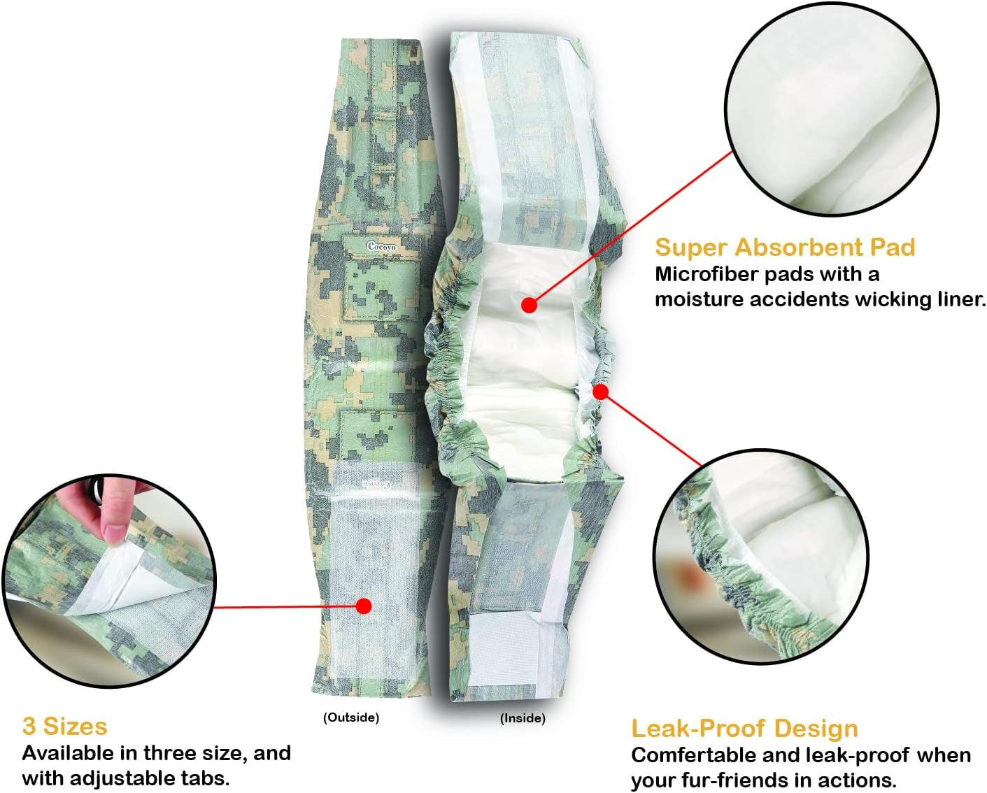 Disposable Male Dog Wraps, Small Size, 84 Count, Super Absorbent, Breathable, Wetness Indicator