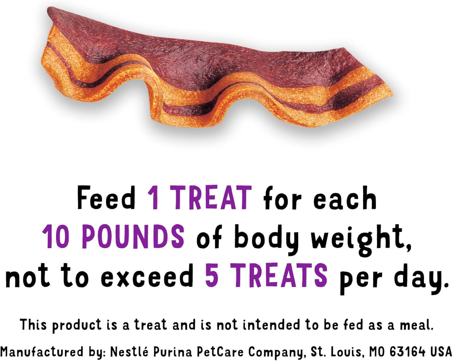 Strips with Real Meat Dog Training Treats with Bacon and Cheese Flavors - (Pack of 2) 26 Oz. Pouches