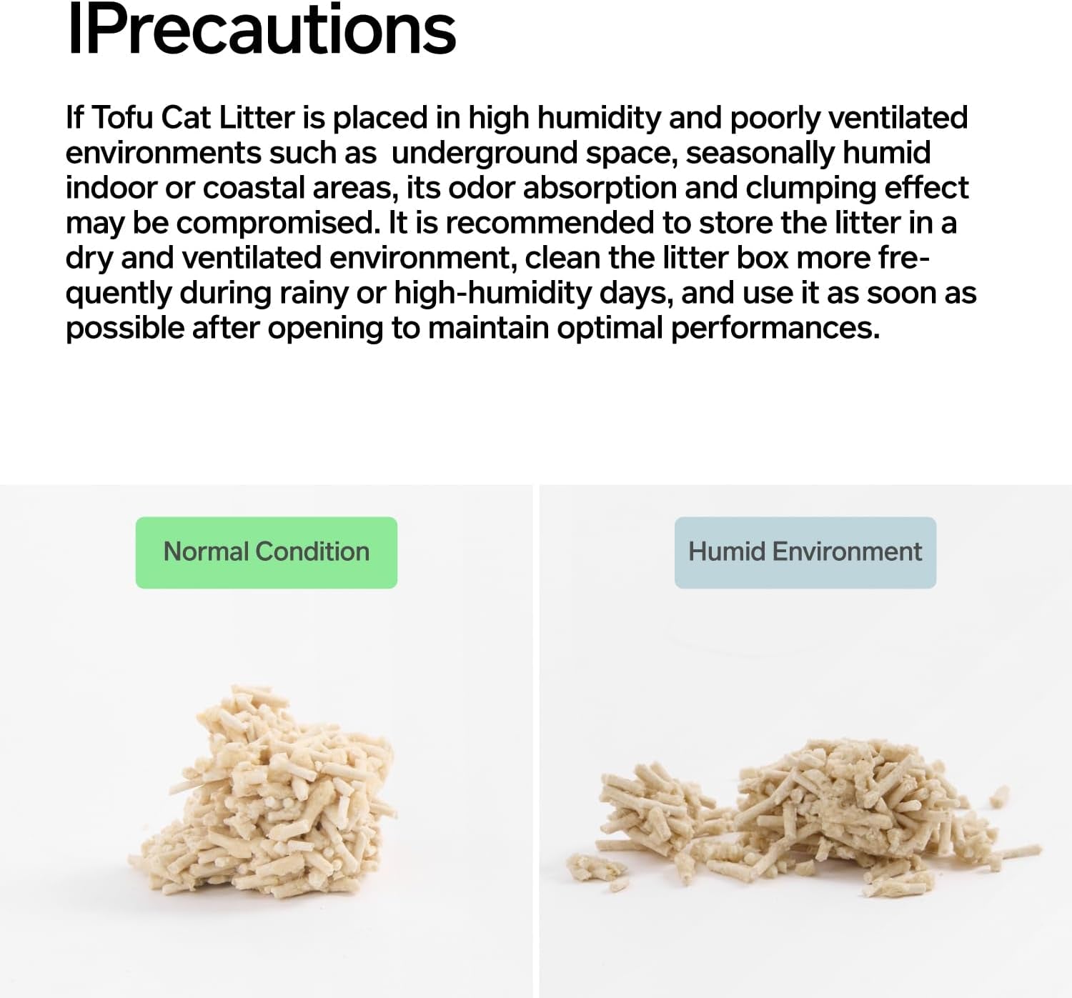 Tofu Cat Litter Clumping,Flushable,Ultra Absorbent and Fast Drying, 100% Natural Ingredients Litter,Solubility in Water,Really Dust-Free,Less Scattering (5.3Lb×2Bags)