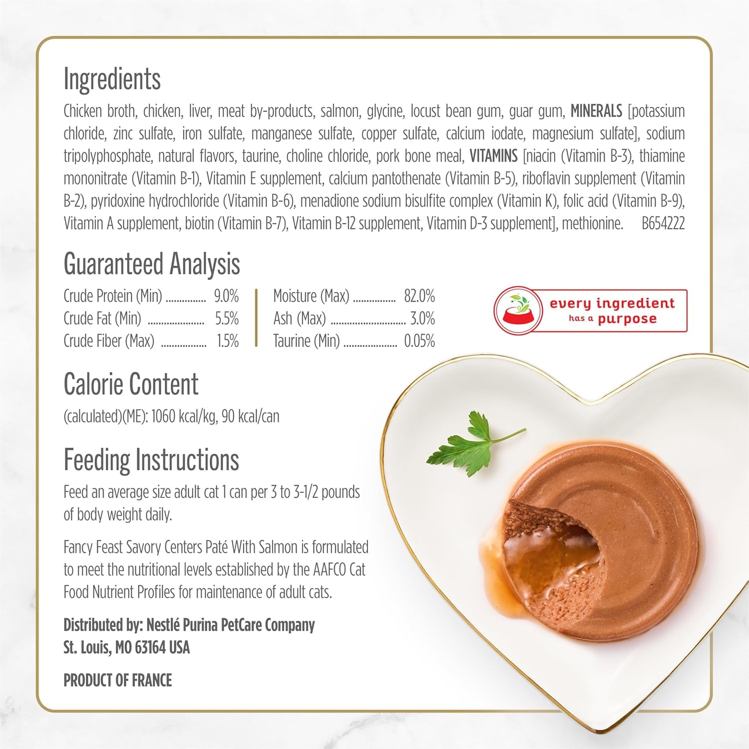 Purina  Savory Centers with Salmon Wet Cat Food Pate with Gourmet Gravy Center - (Pack of 24) 3 Oz. Cans