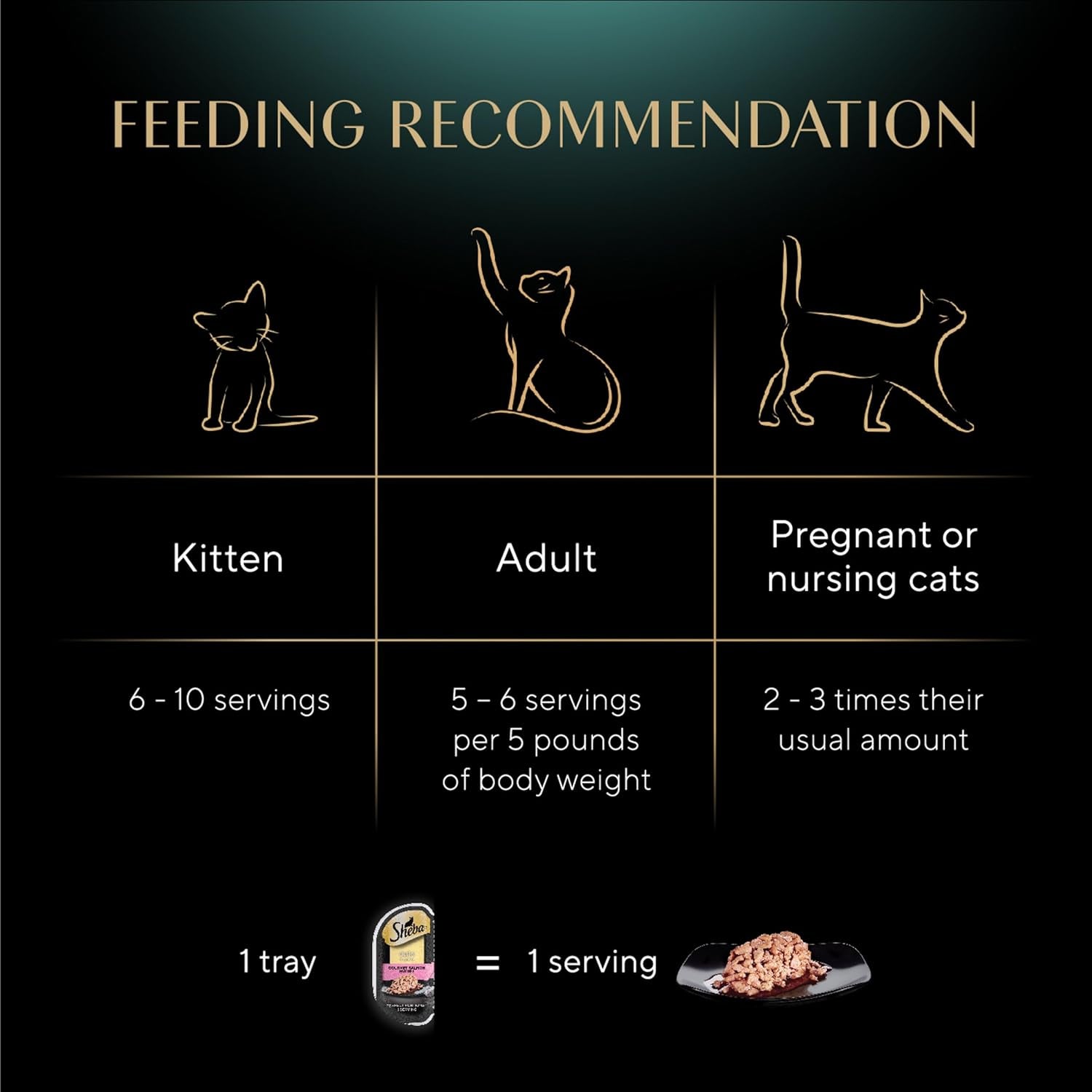 Perfect Portions Wet Cat Food Cuts in Gravy with Sustainable Salmon, 2.6 Oz. Twin-Pack Trays (24 Count, 48 Servings)