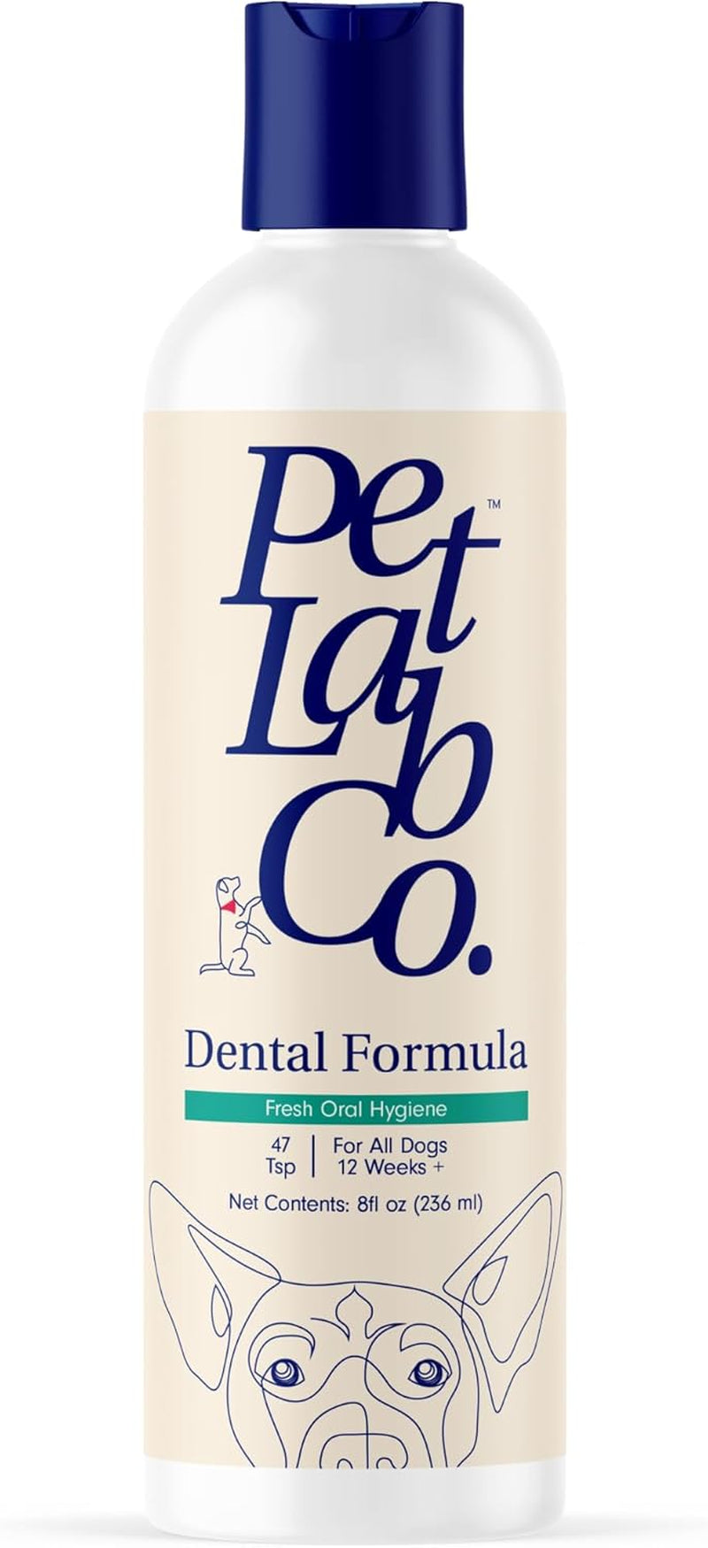 Cat and Dog Dental Formula, Keep Dog Breath Fresh and Teeth Clean, Supports Gum Health - Water Additive Dental Care Targets Tartar - Packaging May Vary