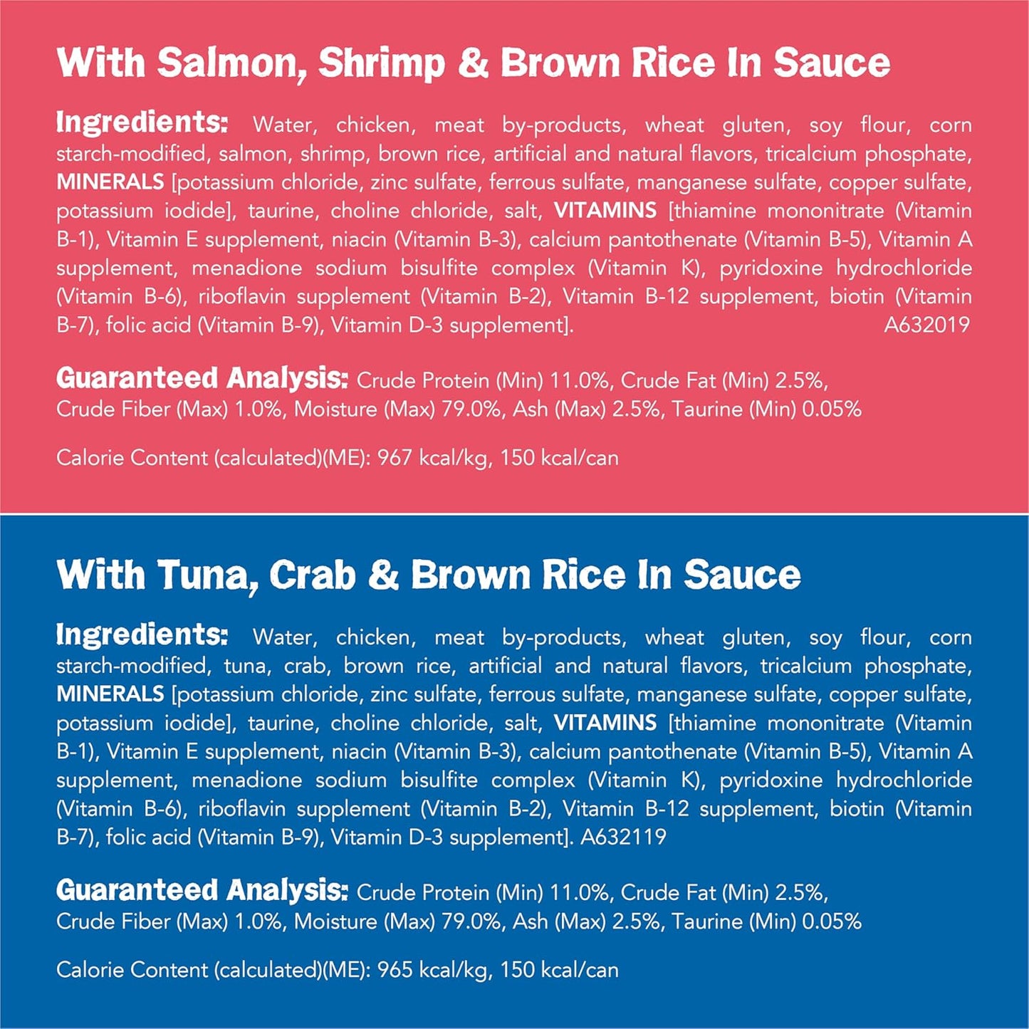 Purina  Ocean Favorites Wet Cat Food Pate and Meaty Bits Variety Pack with Salmon and Tuna - (Pack of 24) 5.5 Oz. Cans