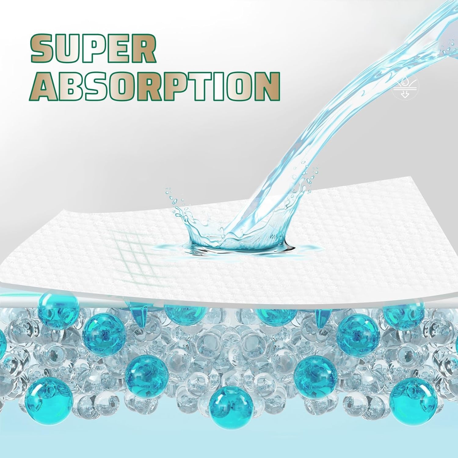 Dog Diapers Male Small 50 Ct, Male Dog Diapers Disposable with Wetness Indicator, Adjustable Puppy Diapers Male, Flashdry Gel Technology, Male Dog Wraps for Incontinence & Marking