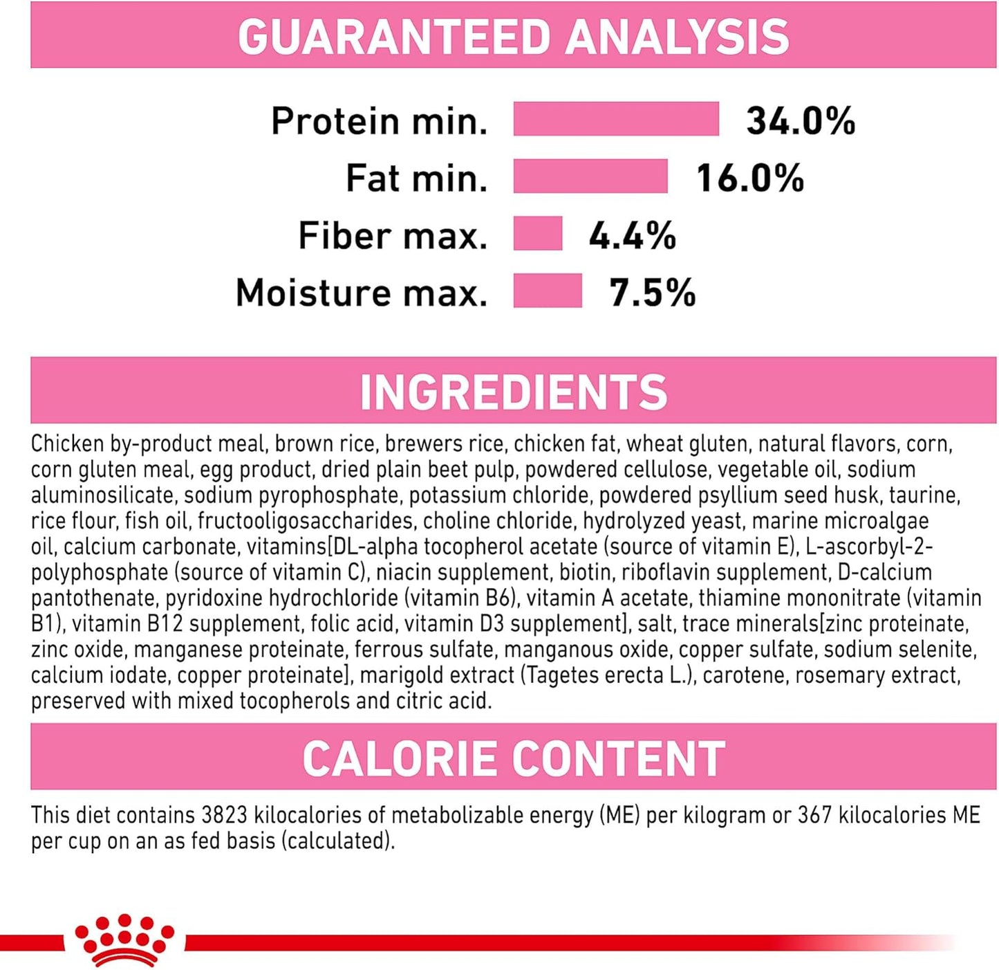 Feline Health Nutrition Kitten Dry Cat Food, 3 Lb Bag