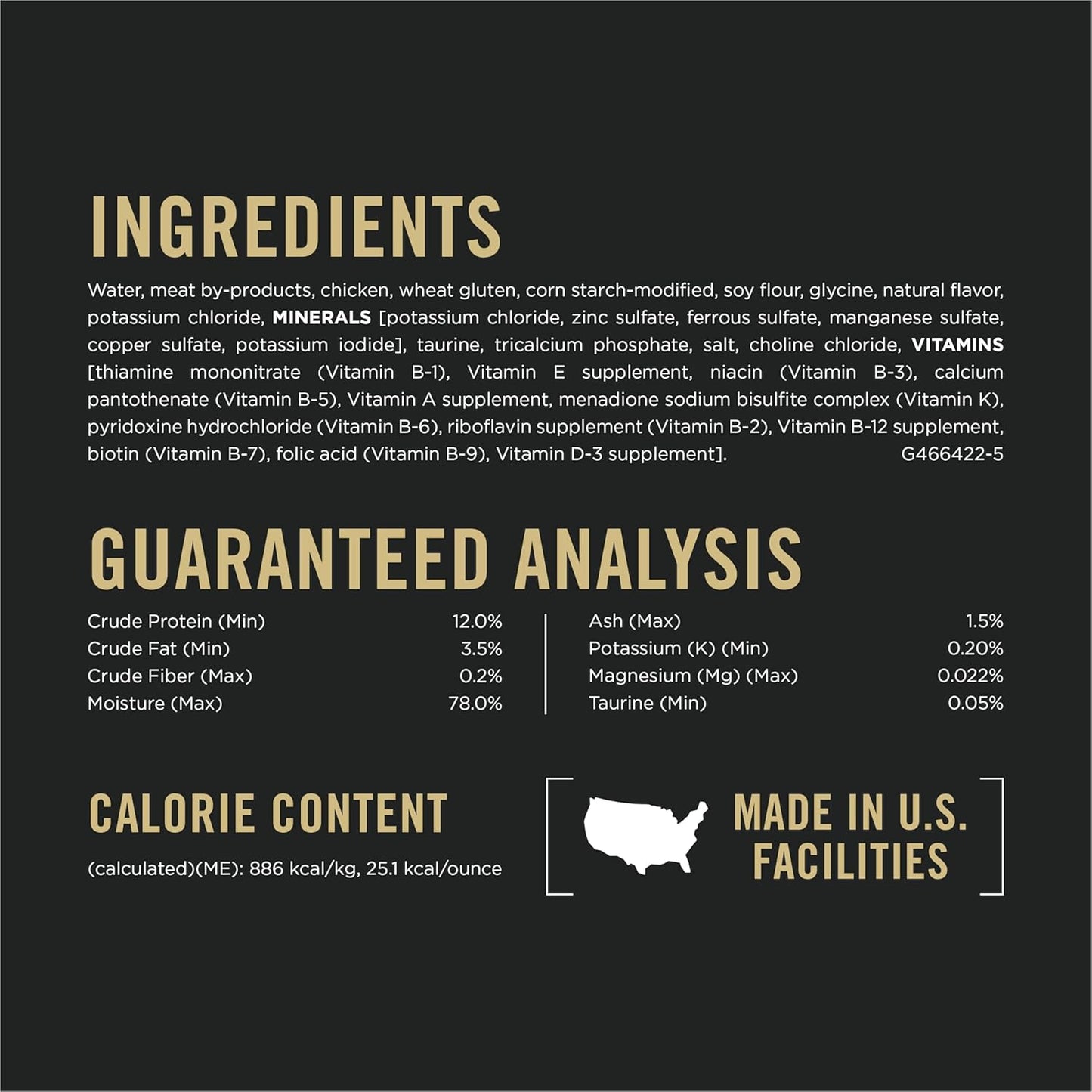 Urinary Tract Health Chicken Entree in Gravy Cat Food - (Pack of 24) 5.5 Oz. Cans