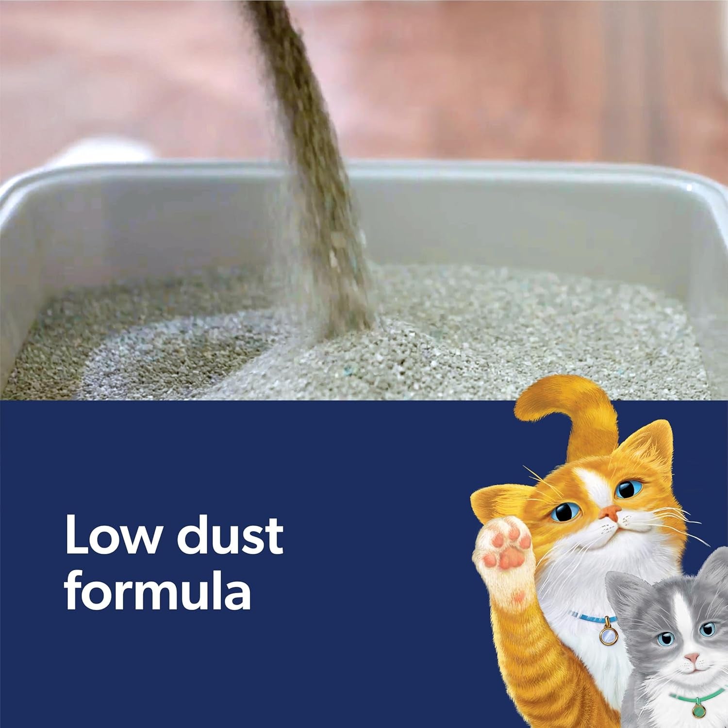 Clean Paws Cat Litter with Febreze Freshness, Advanced Multi Cat Low Tracking Clumping Litter, 37 Lbs. (2 X 18.5 Lb. Box)