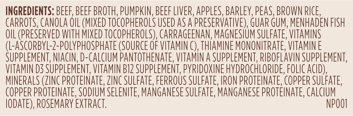 Real Beef & Pumpkin Recipe Whole Health Blend Premium Paté Wet Dog Food, 13 Oz. Can, 12 Count, Packaging May Vary (Rachael Ray)
