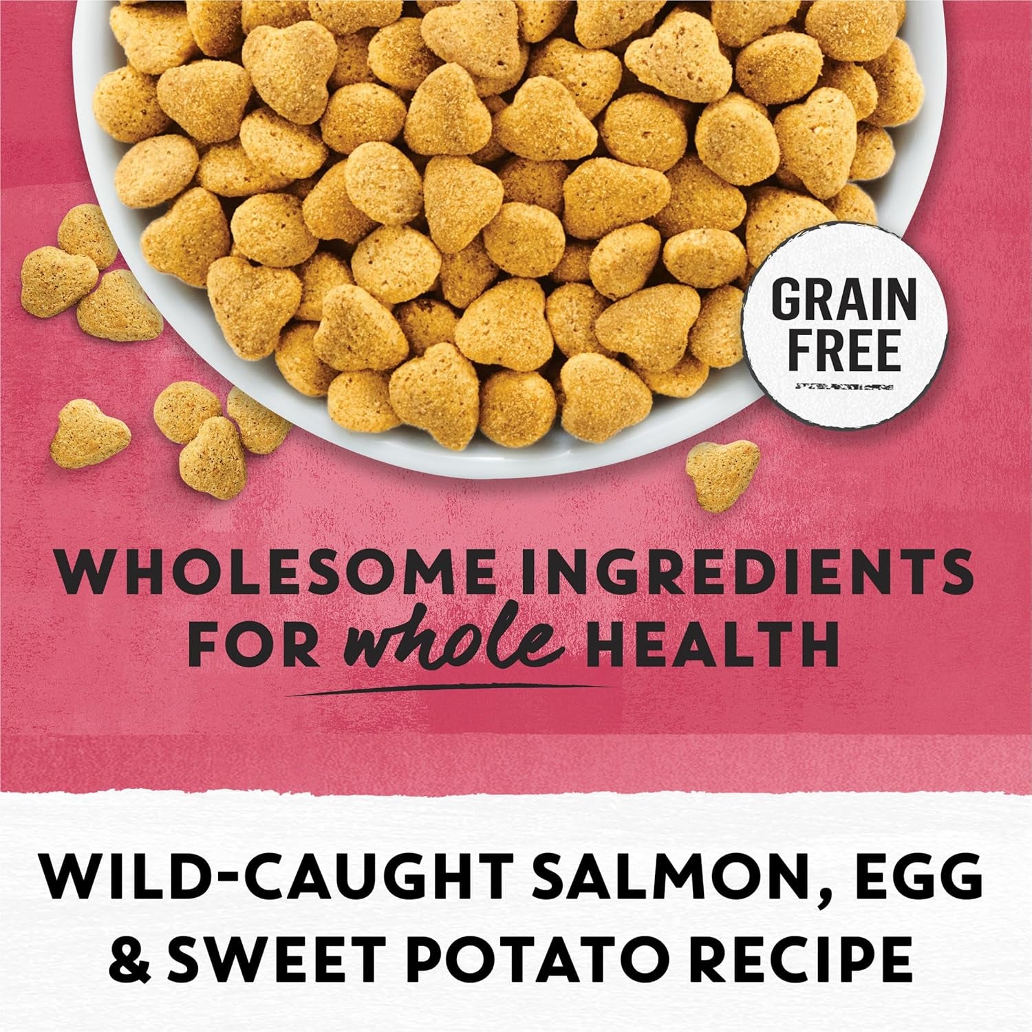 Natural Grain Free Dry Cat Food Simply Indoor Salmon, Egg and Sweet Potato Recipe - 11 Lb. Bag
