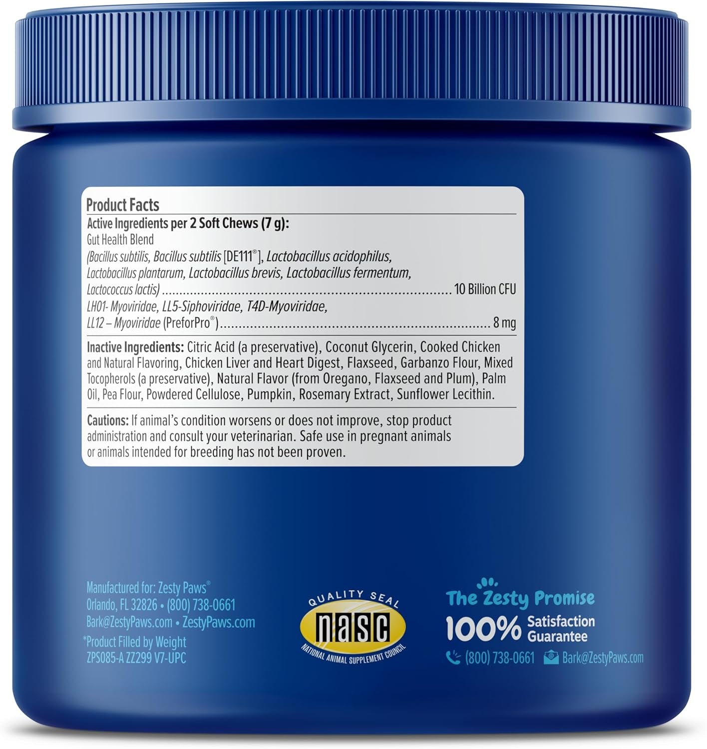 Probiotics for Dogs - Digestive Enzymes for Gut Flora, Digestive Health, Diarrhea & Bowel Support - Clinically Studied DE111 - Dog Supplement Soft Chew for Pet Immune System - Adv, 90Ct