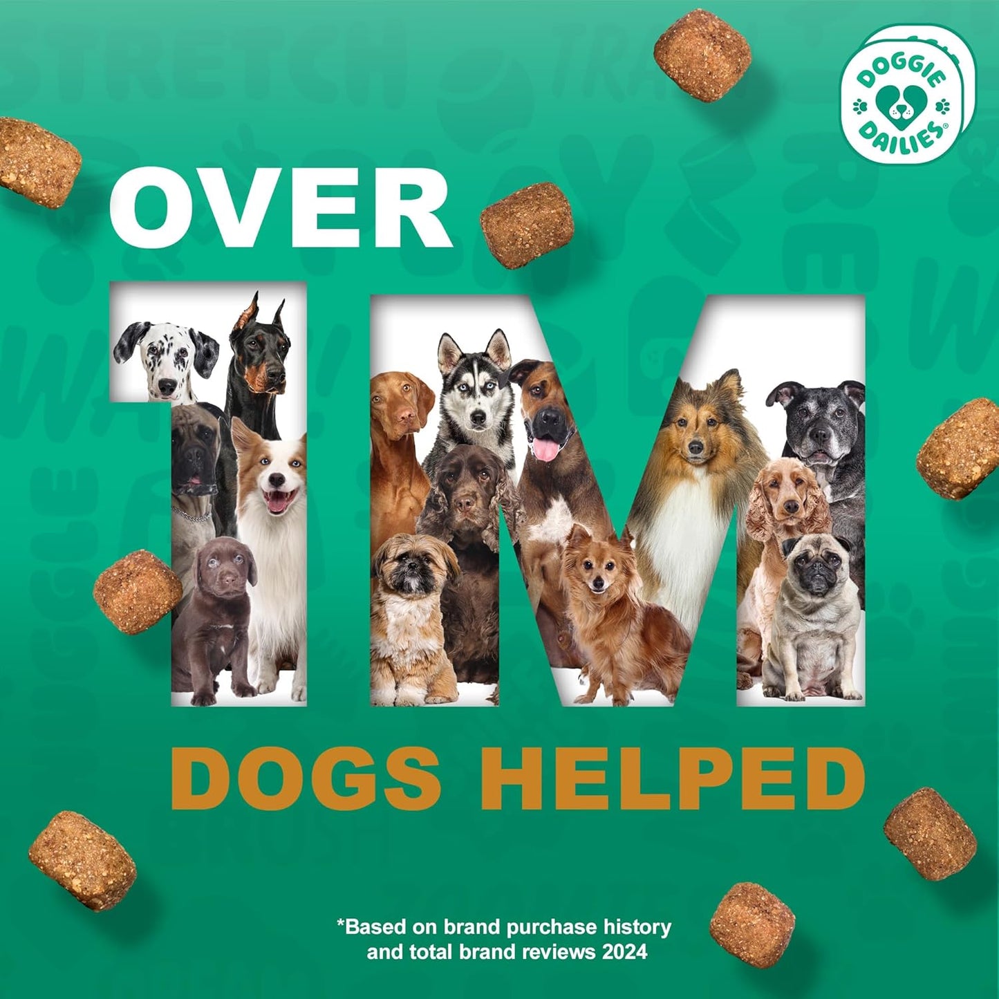 , Hip and Joint Supplement for Dogs, Glucosamine Chondroitin, Premium Hip and Joint Chews for Dogs All Breeds & Sizes, Dog Vitamins and Supplements, (Peanut Butter) 225 Chews