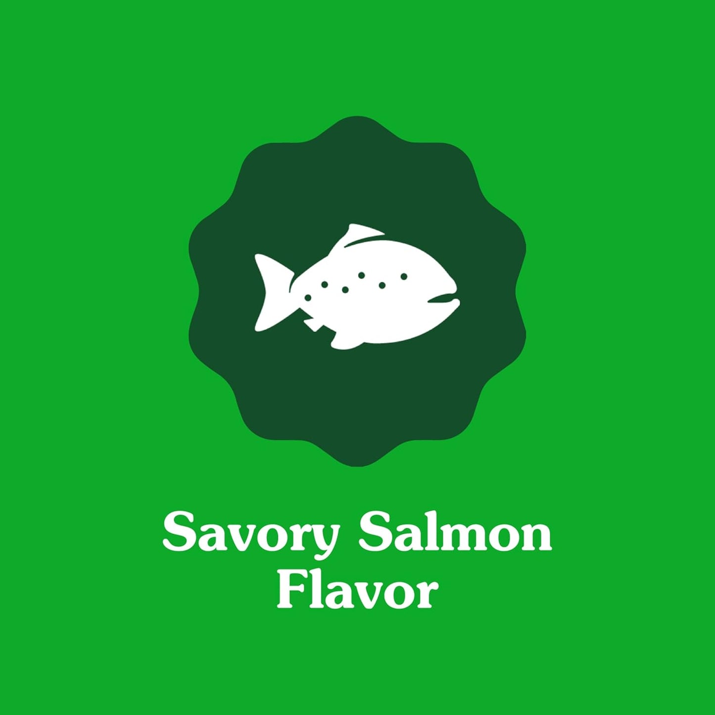 Feline Adult Dental Cat Treats, Savory Salmon Flavor, 21 Oz. Tub