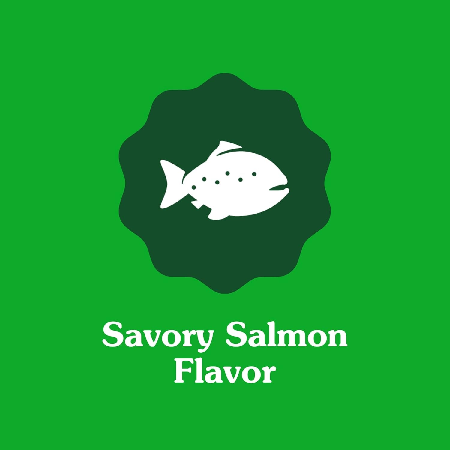 Feline Adult Dental Cat Treats, Savory Salmon Flavor, 21 Oz. Tub