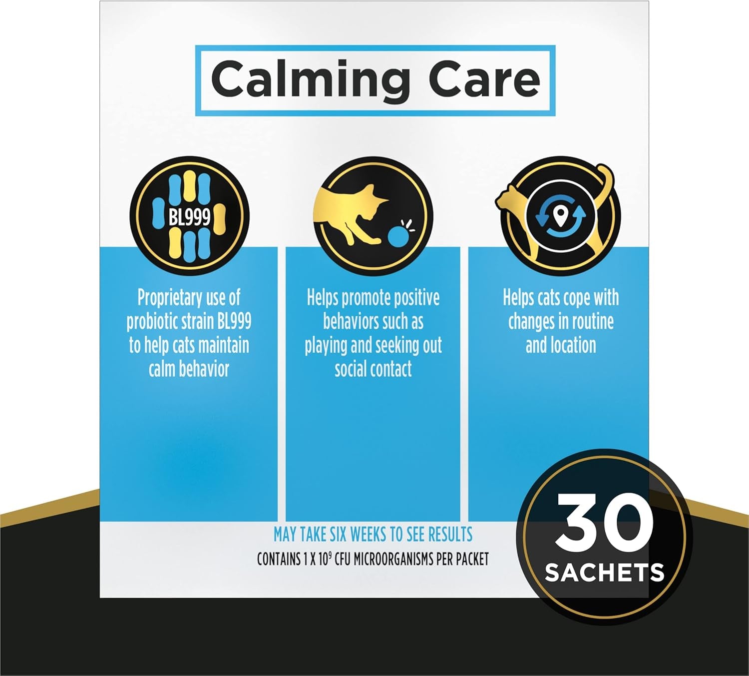 Purina Pro Plan Veterinary Supplements Calming Care Cat Supplements - 30 Ct. Box