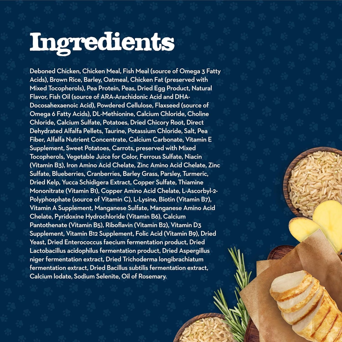 Baby Blue Natural Dry Food for Kittens, Healthy Growth Formula with DHA, Chicken and Brown Rice Recipe, 5-Lb Bag