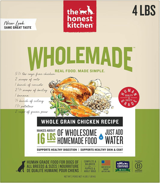 Wholemade™ Whole Grain Chicken Dog Food, 4 Lb Box