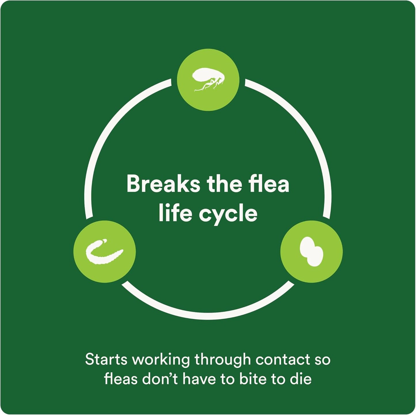 plus Flea Prevention for Cats, Cat and Kitten Treatment & Control, Small and Large, Fast Acting Waterproof Topical Drops, 4 Month Supply