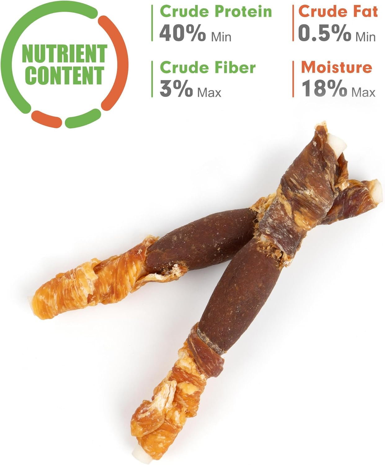 Dog Treats, Triple Flavor 5 Inch Chicken Liver Duck and Chicken Wrapped Rawhide Snacks for Small and Medium Dogs, 31.75 Oz (45 Count-Pack of 1)