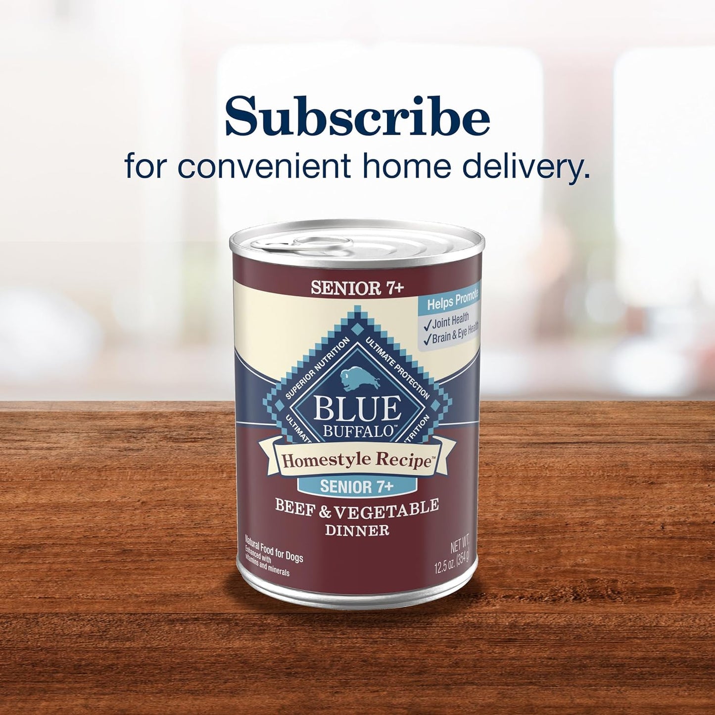 Homestyle Recipe Senior Wet Dog Food, Made with Natural Ingredients, Beef Dinner with Garden Vegetables, 12 Pack