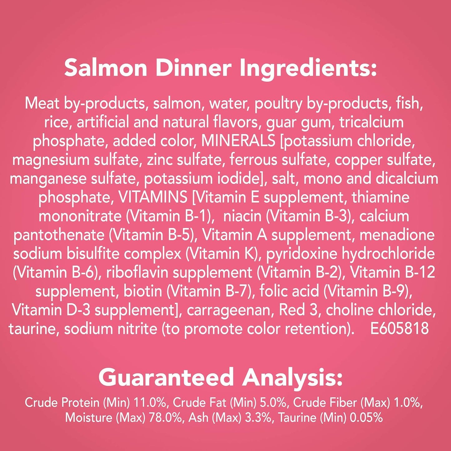 Purina  Wet Cat Food Pate, Pate Salmon Dinner - (Pack of 24) 5.5 Oz. Cans