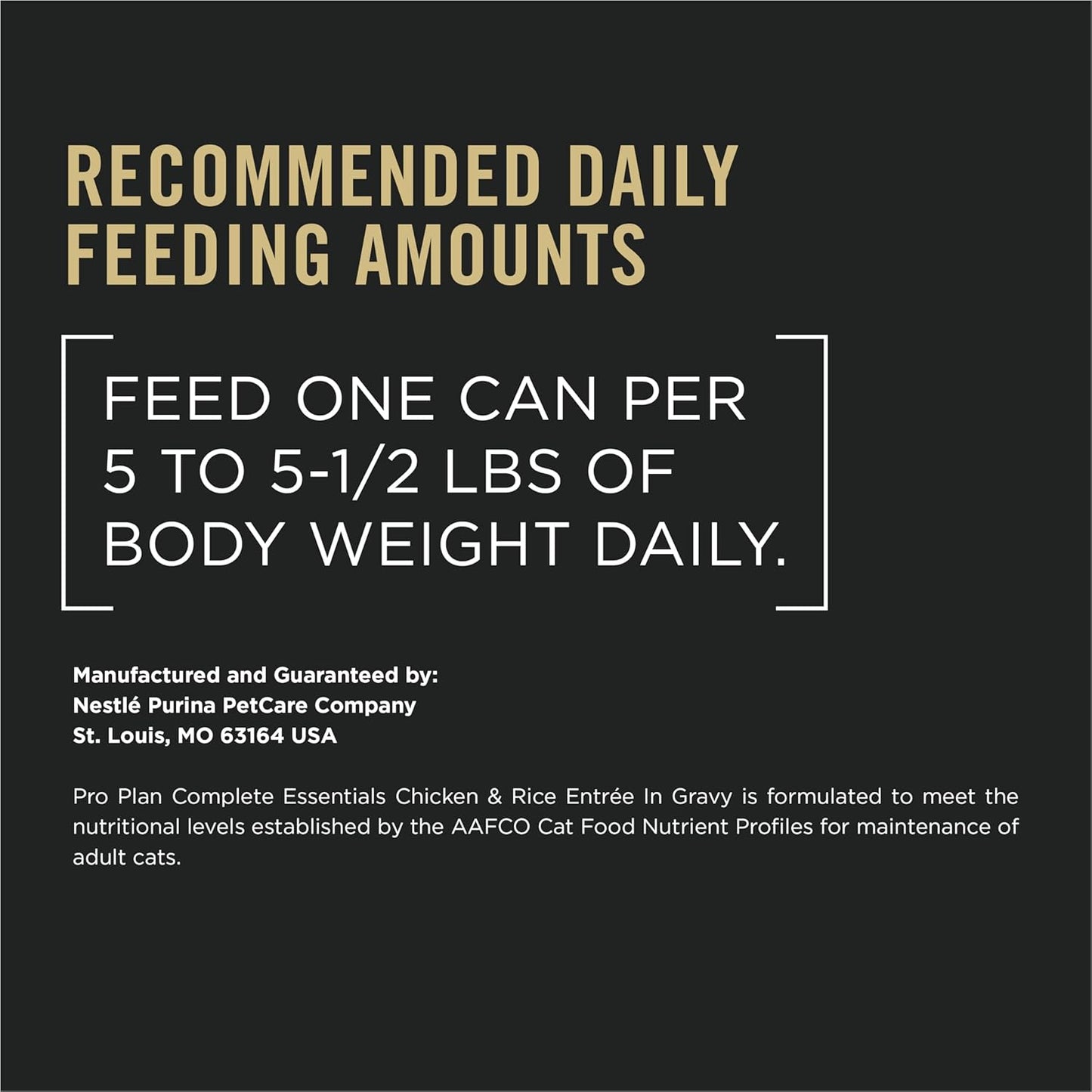 Complete Essentials High Protein Cat Food Wet Gravy, Chicken and Rice Entree - (Pack of 24) 5.5 Oz. Pull-Top Cans