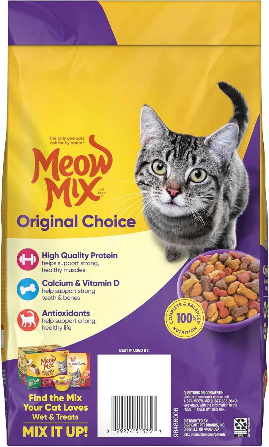 Original Choice Dry Cat Food, 3.15 Pound (Pack of 4)