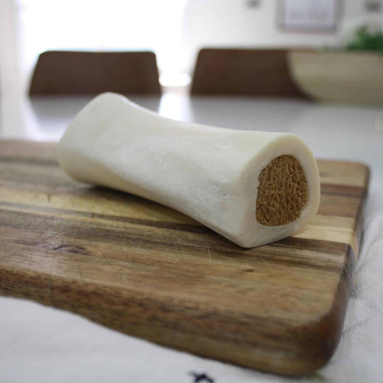 Stuffed Shin Bone - Highly Digestible, High Protein, Long-Lasting Dog Chew Bone for Aggressive Chewers, Supports Dental Health, - Peanut Butter Flavor, Large (1 Count)