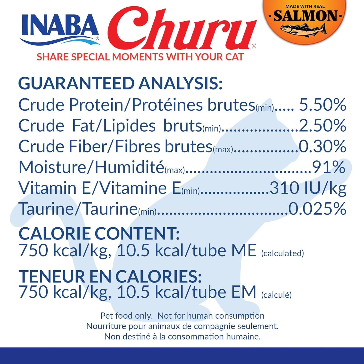 Salmon Churu Cat Treats, Lickable, Squeezable Creamy Purée Cat Treat with Green Tea Extract & Taurine, 0.5 Ounces Each Tube, 20 Tubes, Salmon & Tuna Variety Box