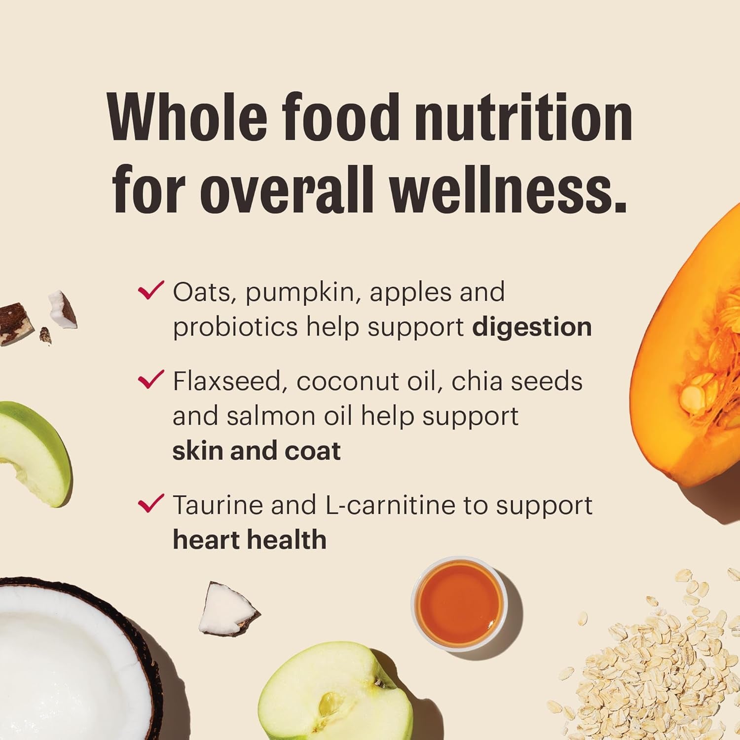 Whole Food Clusters Grain Free Chicken Dry Dog Food, 5 Lb Bag