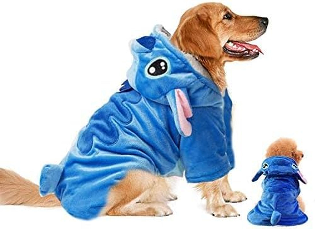 Dog Costume,  Dog Hoodie, Dogs Halloween Costume Pet Xmas Pajamas Outfit, Pet Coat Cartoon Costumes for Small Medium Large Dogs and Cats for Halloween Christmas and Winter - 3XL