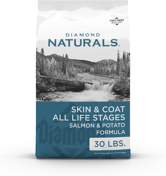 Skin & Coat Real Meat Recipe Dry Dog Food with Wild Caught Salmon 30 Pound (Pack of 1)