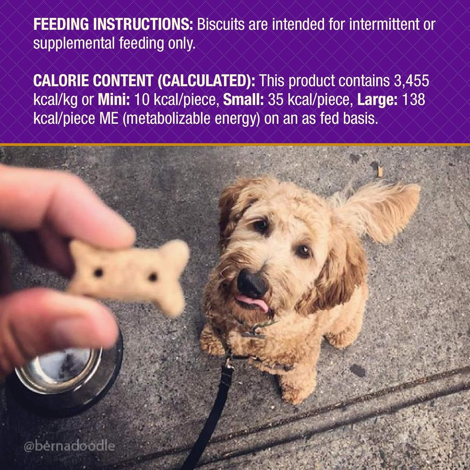 by Wellness Classic Original Mix Natural Dog Treats, Crunchy Oven-Baked Biscuits, Ideal for Training, Mini Size, 3.8 Pound Bag