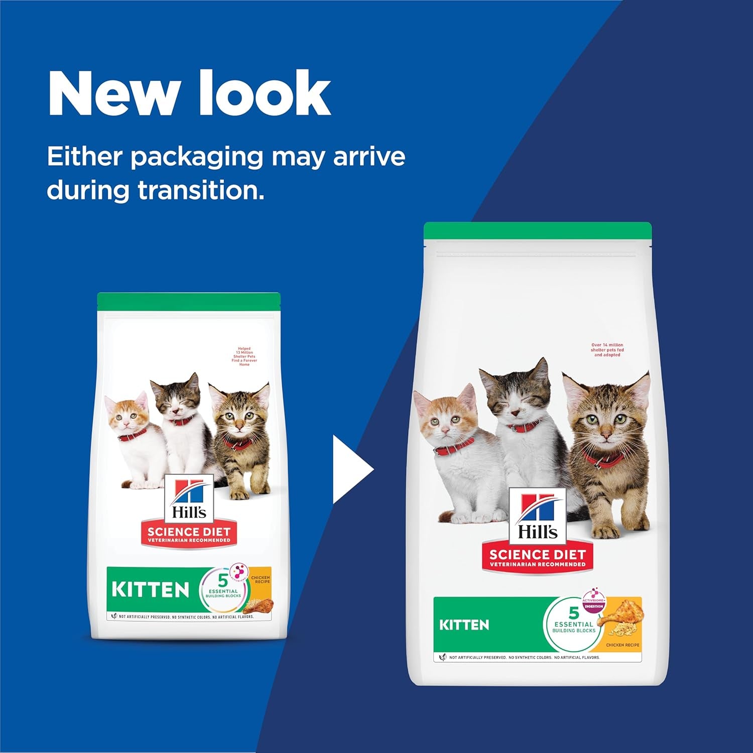 Kitten, Kitten Premium Nutrition, Dry Cat Food, Chicken Recipe, 15.5 Lb Bag