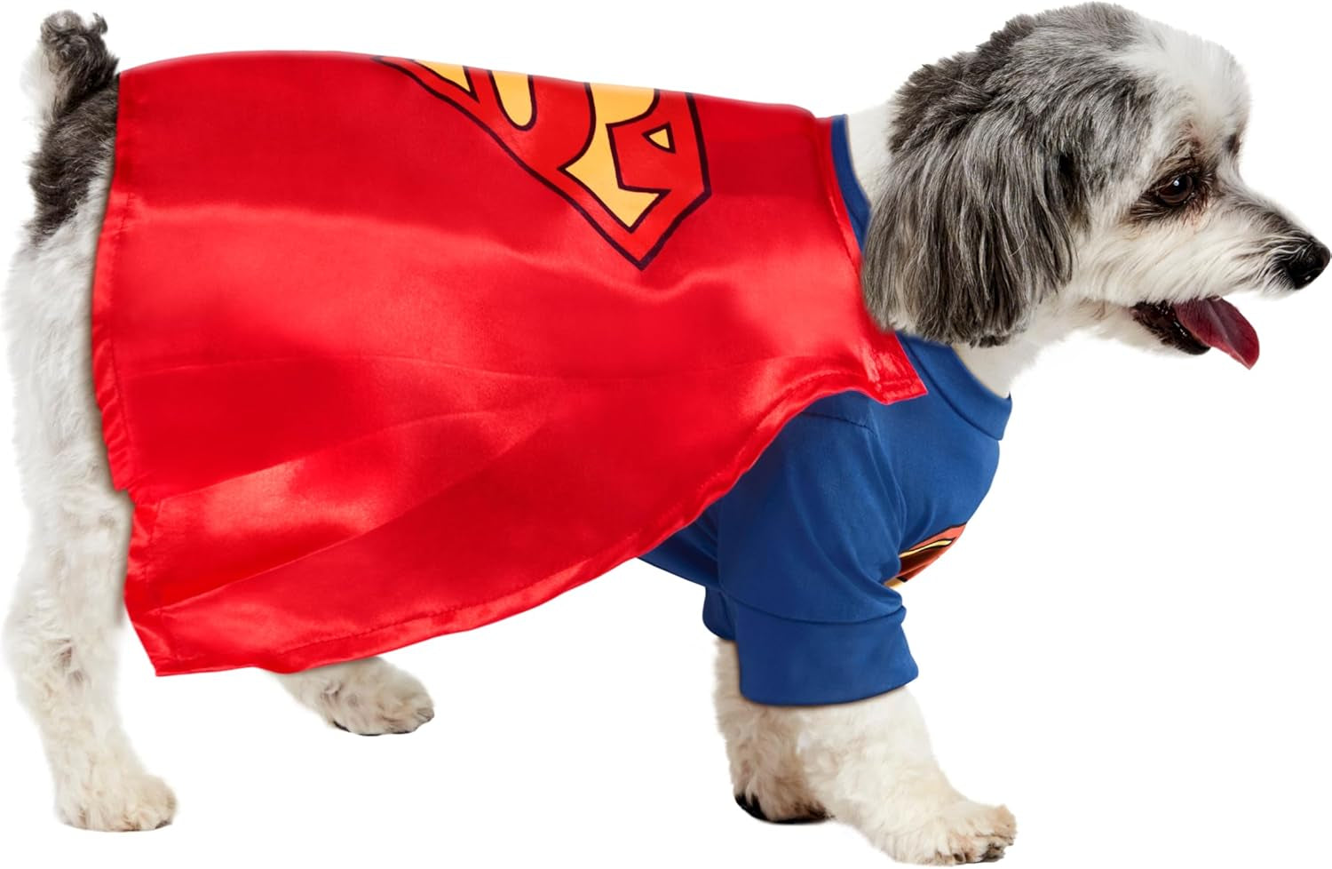 DC Comics Superheroes: Superman Pet Costume for for Dogs or Cats by , XXXL