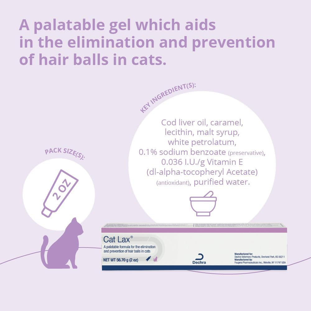 Catlax for Hairball Elimination and Prevention in Cats, 2 Oz